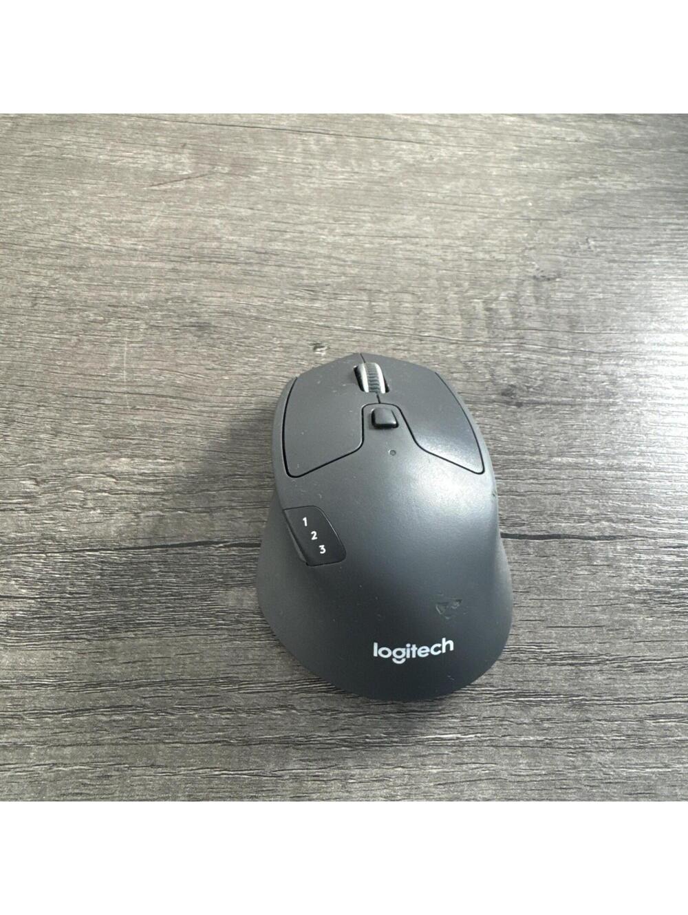 Logitech M720 Triathlon Wireless Mouse, Bluetooth/USB - Black